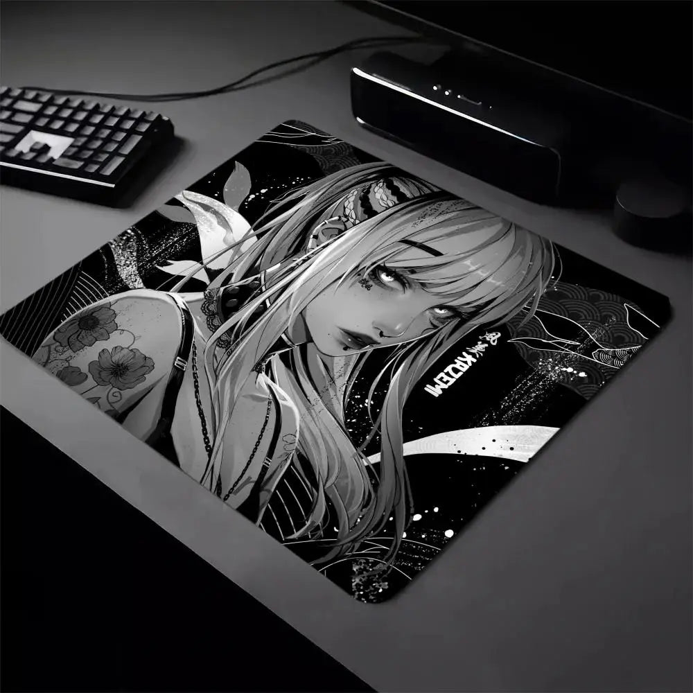 Anime Gaming Mouse Pad – Non-Slip Rubber Base, Stitched Edges, Multiple Sizes