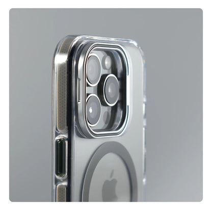 Clear MagSafe compatible shockproof bumper iPhone case with camera lens protection - view 3