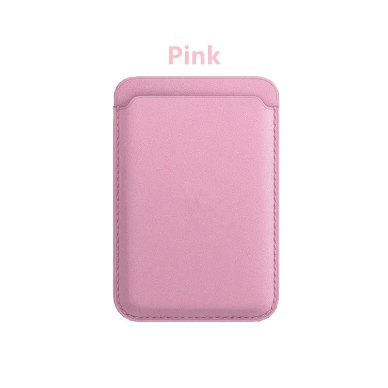 Magnetic Card Holder Case for iPhone 16, 15, 14, 13, 12 – Slim Wallet Cover, MagSafe Compatible, Holds Cards & Cash