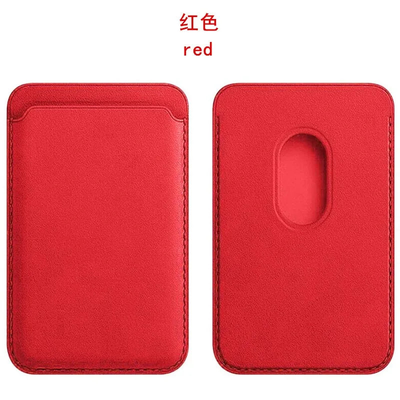 Magnetic Card Holder Case for iPhone 16, 15, 14, 13, 12 – Slim Wallet Cover, MagSafe Compatible, Holds Cards & Cash