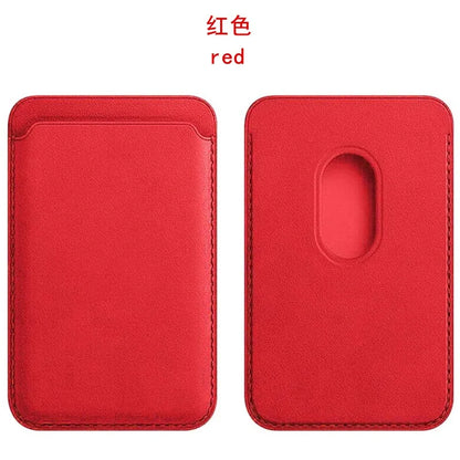 Magnetic Card Holder Case for iPhone 16, 15, 14, 13, 12 – Slim Wallet Cover, MagSafe Compatible, Holds Cards & Cash