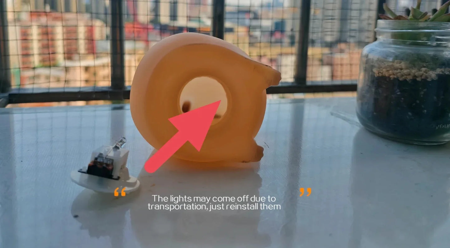Cute Capybara Night Light – LED Bedside Lamp, Battery-Powered, Room Decor & Gift