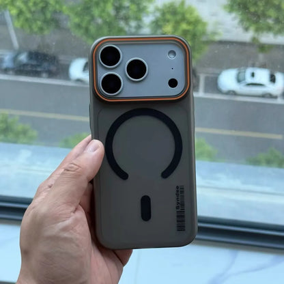 Luxury Matte Barcode iPhone Case – MagSafe Compatible, Translucent Slim Cover for iPhone 11 to 17 Series