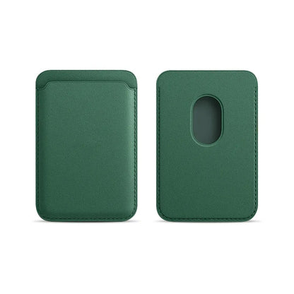Magnetic Card Holder Case for iPhone 16, 15, 14, 13, 12 – Slim Wallet Cover, MagSafe Compatible, Holds Cards & Cash