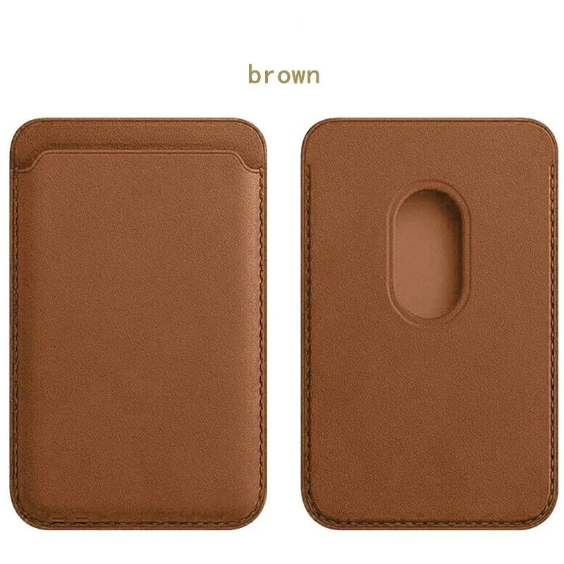 Magnetic Card Holder Case for iPhone 16, 15, 14, 13, 12 – Slim Wallet Cover, MagSafe Compatible, Holds Cards & Cash