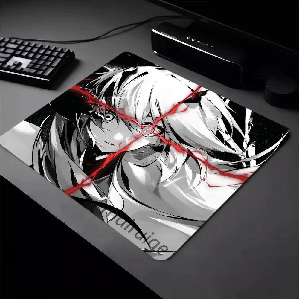 Anime Gaming Mouse Pad – Non-Slip Rubber Base, Stitched Edges, Multiple Sizes