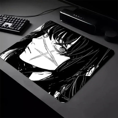 Anime Gaming Mouse Pad – Non-Slip Rubber Base, Stitched Edges, Multiple Sizes